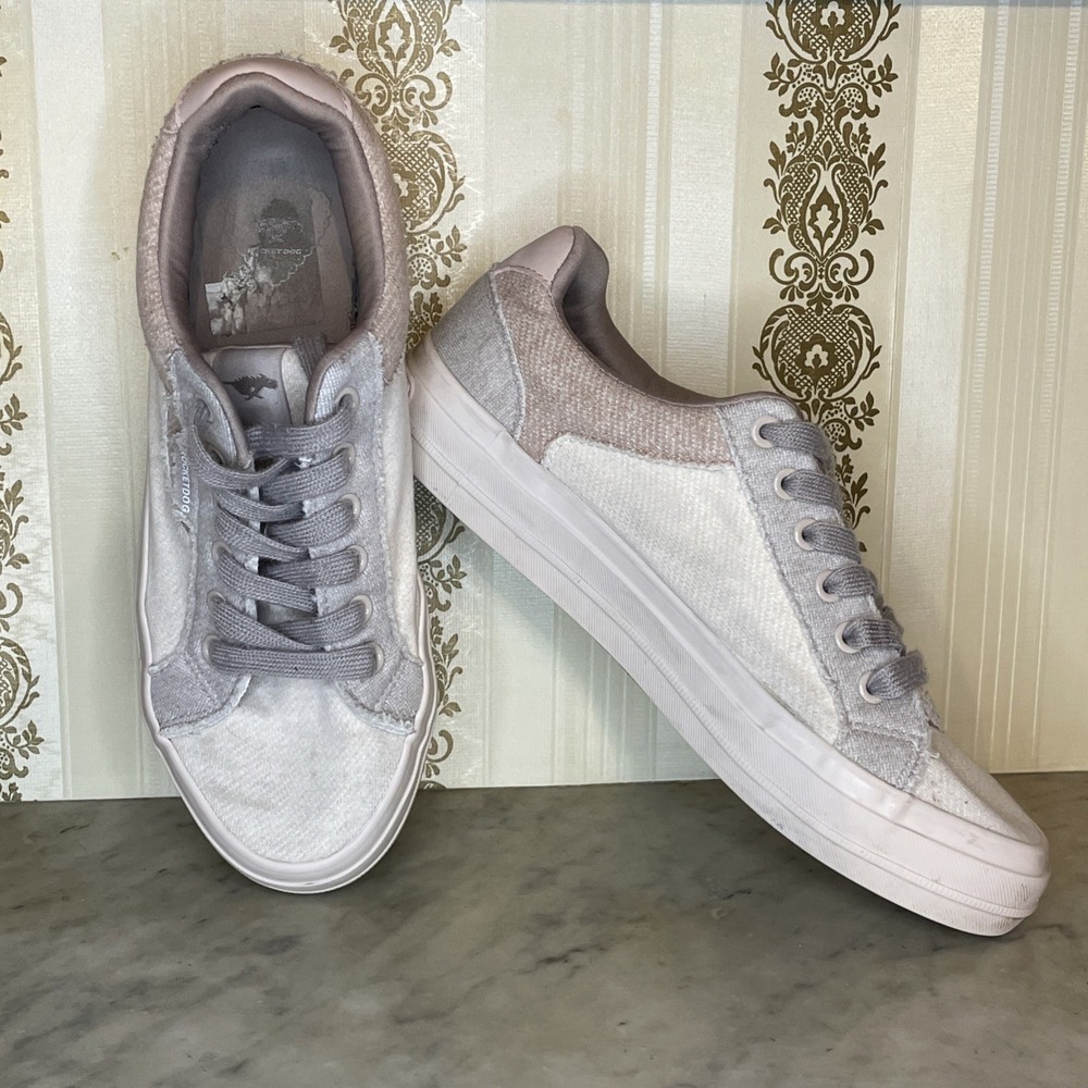 Lilac Canvas RocketDog Low Top Sneaker Casual Comfort Core Soft Clean 8.5 Womens